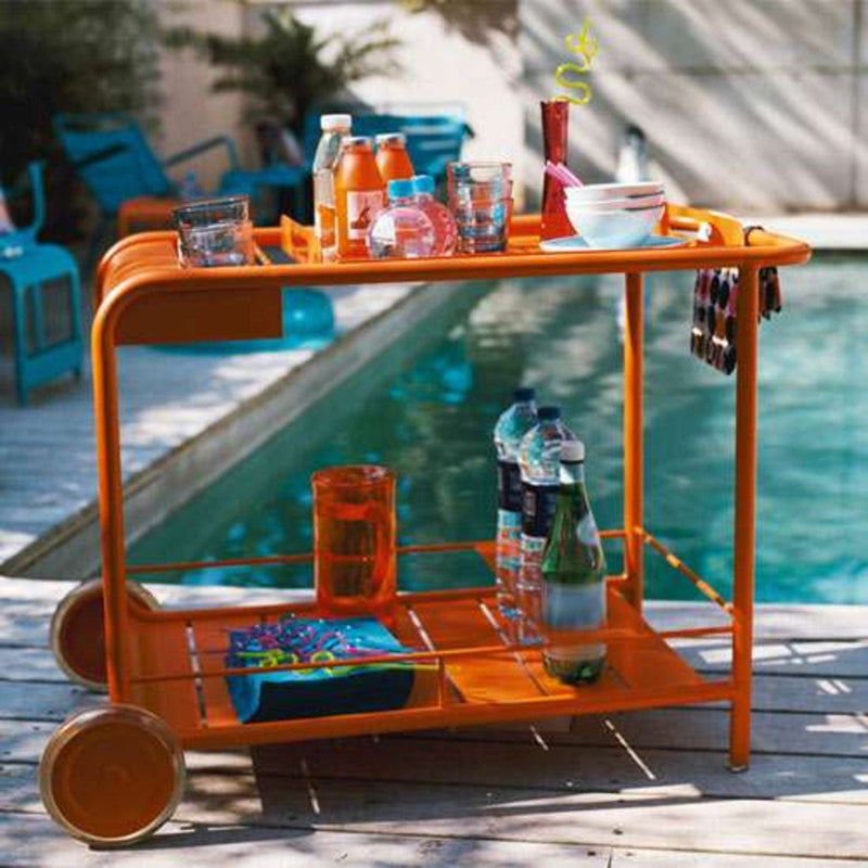 Luxembourg Bar Cart w/ Wheels - Fermob - Outdoor Furniture - Cotton - HORNE