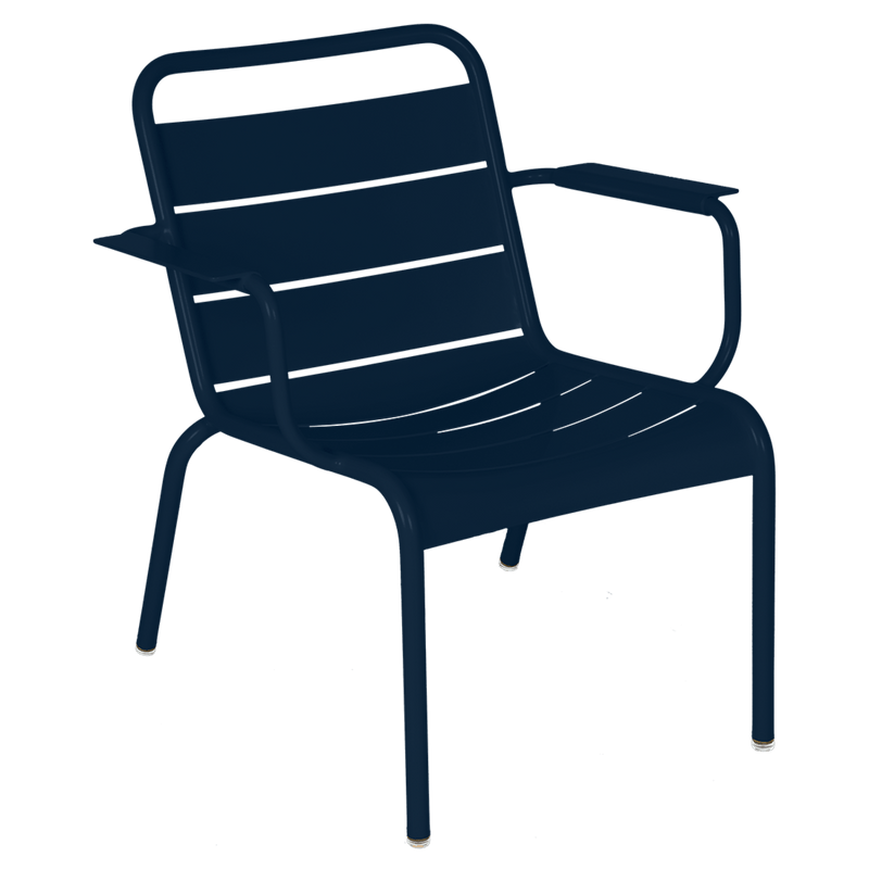Luxembourg Lounge Armchair - Set of 2 - Fermob - Outdoor Furniture - Acapulco Blue - HORNE