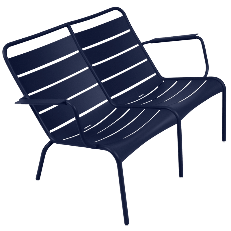 Luxembourg Low Armchair Duo - Fermob - Outdoor Furniture - Black Cherry - HORNE
