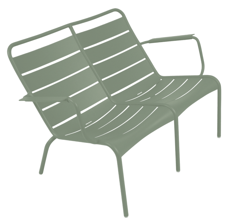 Luxembourg Low Armchair Duo - Fermob - Outdoor Furniture - Black Cherry - HORNE