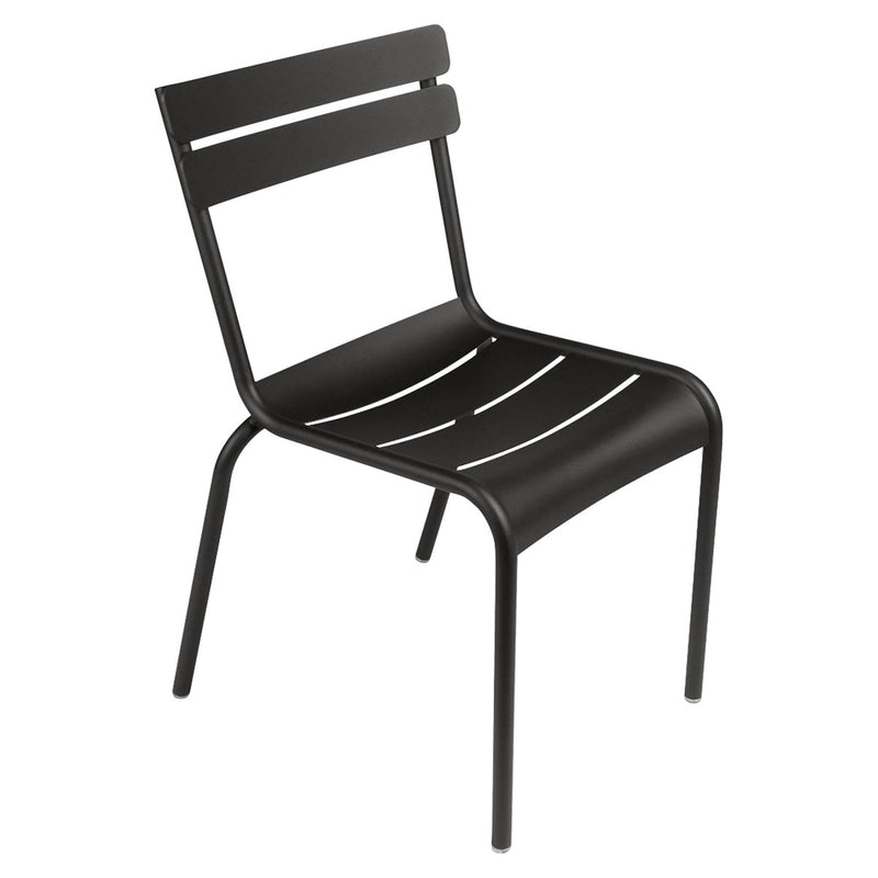 Luxembourg Stacking Side Chair - Set of 4 - Fermob - Outdoor Furniture - Acapulco Blue - HORNE