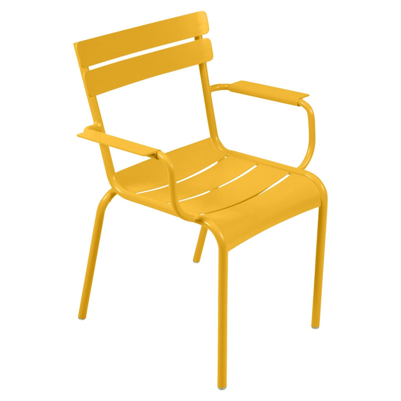 Luxembourg Steel Armchair - Set of 2 - Fermob - Outdoor Furniture - Acapulco Blue - HORNE