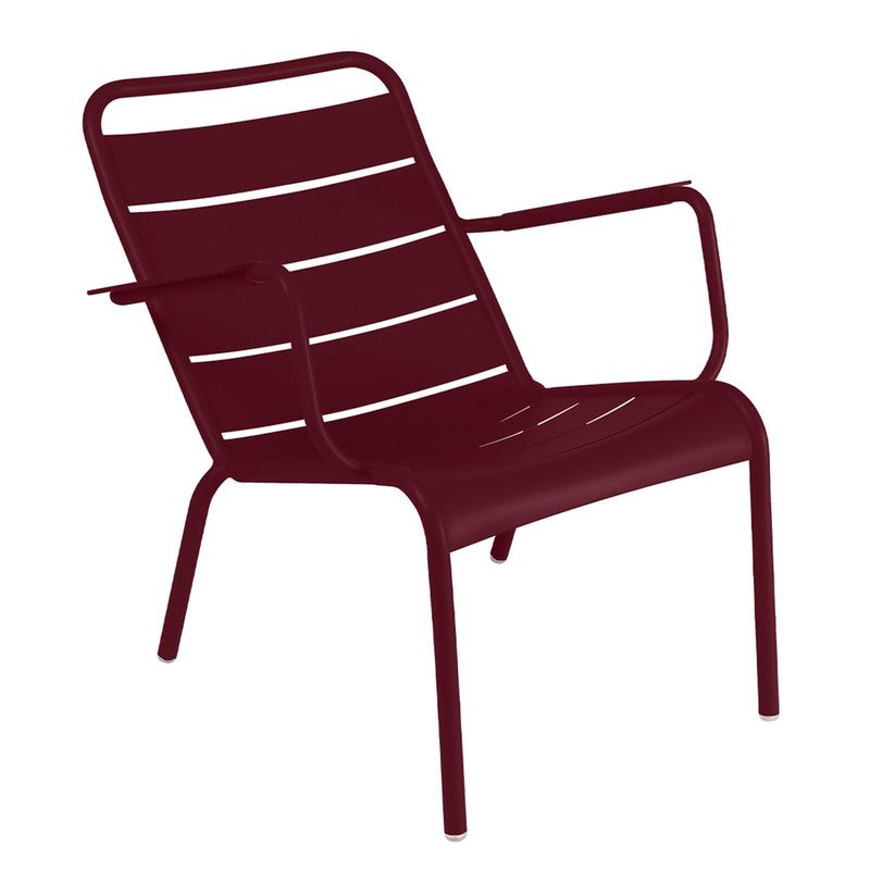 Luxembourg Steel Low Armchair - Fermob - Outdoor Furniture - Acapulco Blue - HORNE