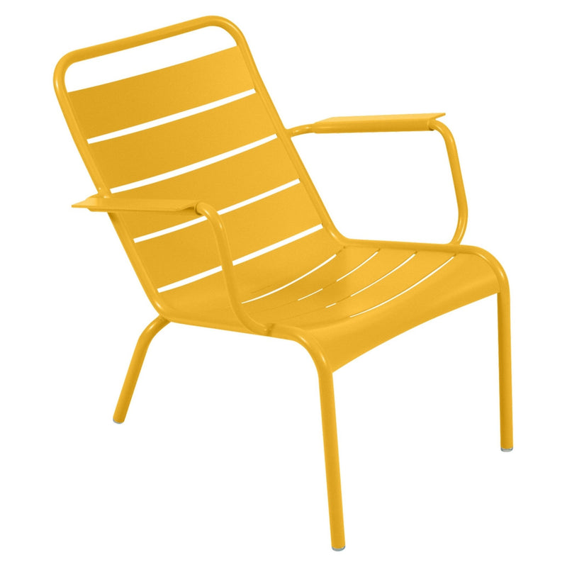 Luxembourg Steel Low Armchair - Fermob - Outdoor Furniture - Acapulco Blue - HORNE