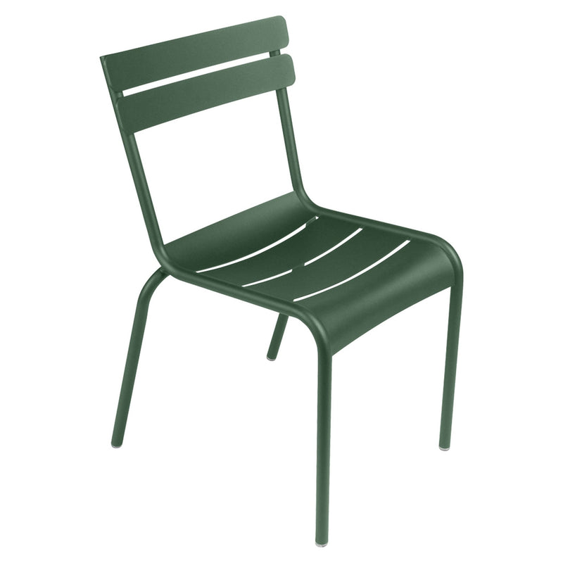Luxembourg Steel Side Chair - Set of 2 - Fermob - Outdoor Furniture - Acapulco Blue - HORNE
