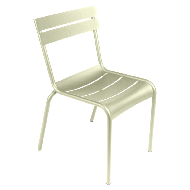 Luxembourg Steel Side Chair - Set of 2 - Fermob - Outdoor Furniture - Acapulco Blue - HORNE