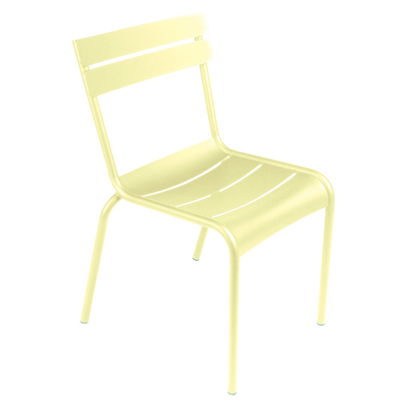 Luxembourg Steel Side Chair - Set of 2 - Fermob - Outdoor Furniture - Acapulco Blue - HORNE