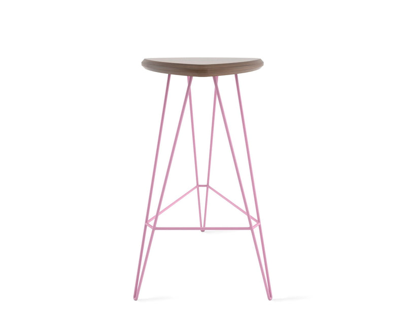 Madison Bar Stool - Tronk - Stools + Benches + Ottomans - Maple - Blood Red - HORNE