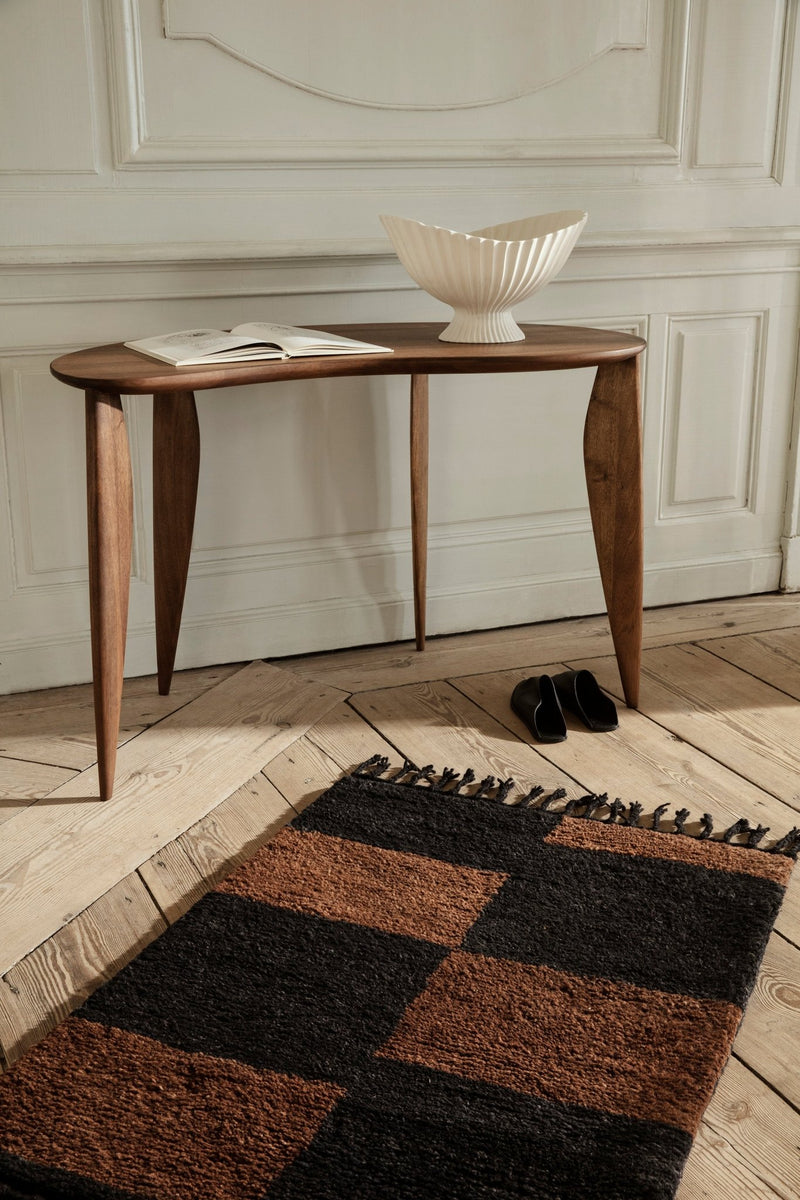 Mara Knotted Rug - Ferm Living  Rugs - Large - Bright Blue/ Off - White - HORNE