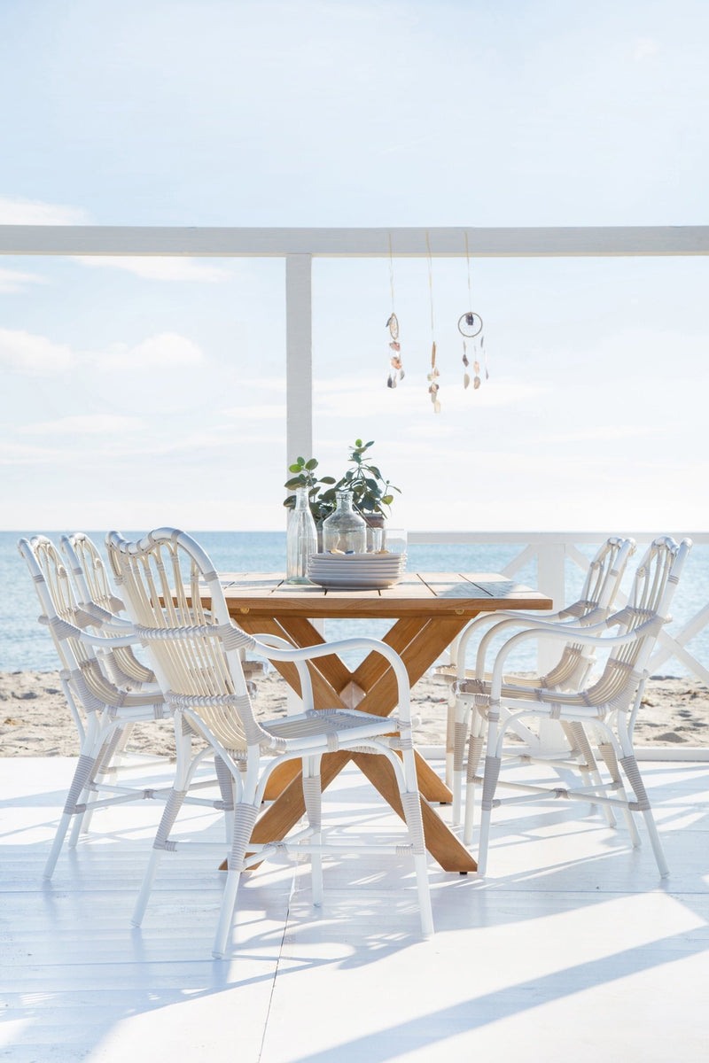 Margret Arm Chair - Exterior - Sika Design - Outdoor Furniture - Dove White - HORNE