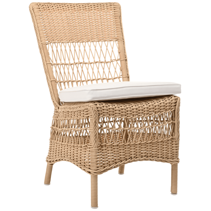 Marie Side Chair - Exterior - Sika Design - Outdoor Furniture - Antique - Sunbrella Sailcloth Seagull - HORNE