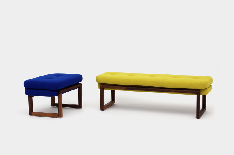 Melinda Bench 24 - Without Shelf - Artless - Stools + Benches + Ottomans - Berry Red - HORNE