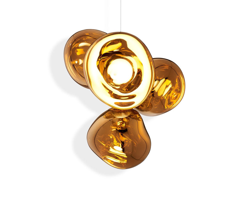Melt Chandelier - Small - Tom Dixon - Floor Lamps - Chrome - HORNE