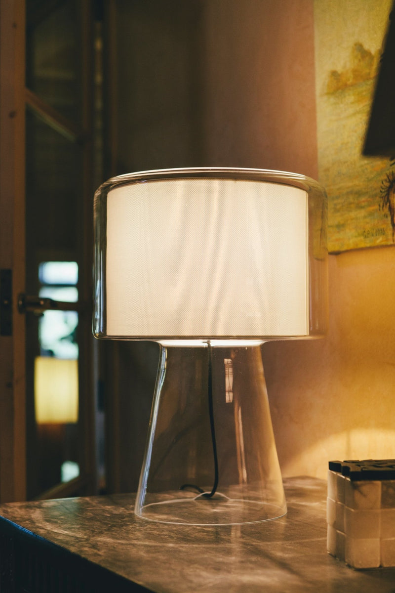 Mercer Table Lamp - Large - Marset - Table + Task - Pleated White - HORNE