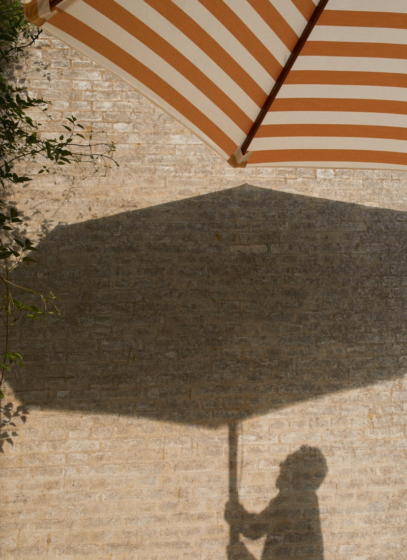 Messina Umbrella Ø270 - Round Striped - Skagerak by Fritz Hansen - Outdoor Accessories - Dark Blue Stripes - HORNE