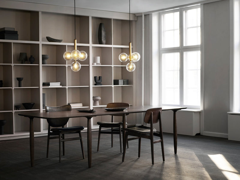 Miira 4 Pendant - Nuura - Pendants - Brass/Optic Clear - HORNE