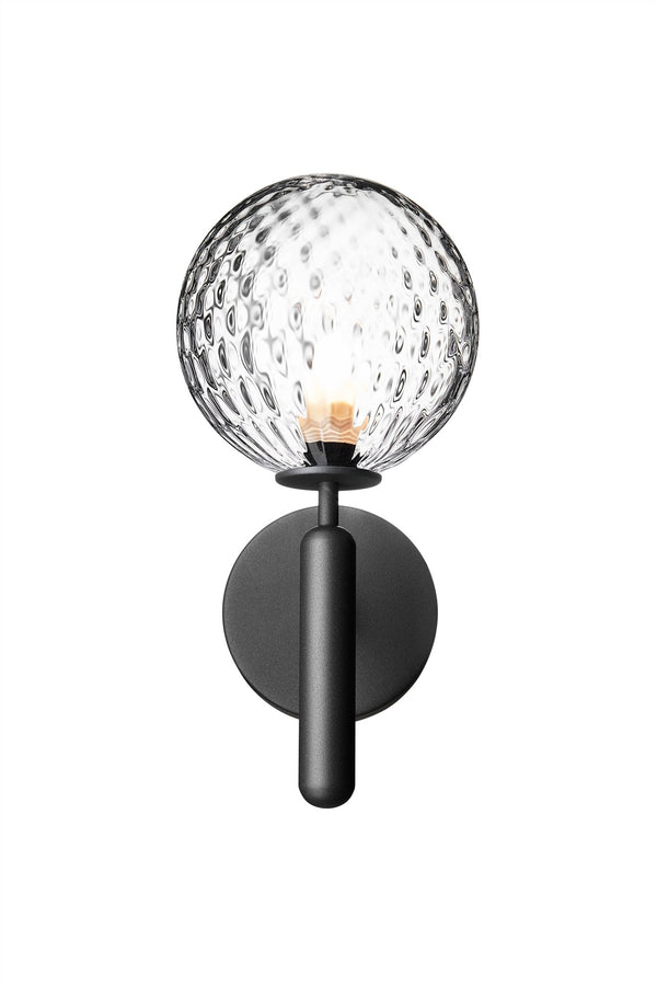 Miira Wall Sconce - Nuura - Wall Sconces - Rock Grey/Optic Clear - HORNE