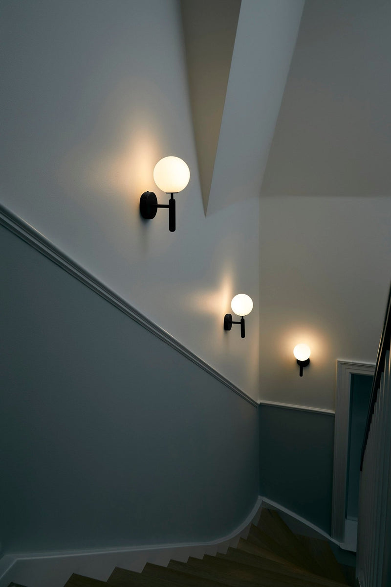 Miira Wall Sconce - Nuura - Wall Sconces - Rock Grey/Optic Clear - HORNE