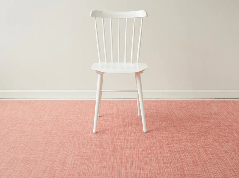 Mini Basketweave Floor Mat - Chilewich Rugs - Scarlet - Small - HORNE
