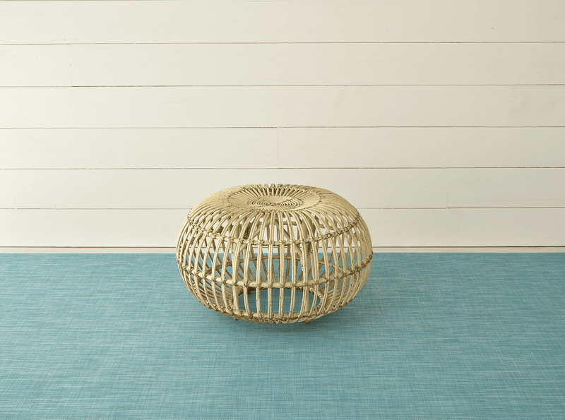 Mini Basketweave Floor Mat - Chilewich Rugs - Scarlet - Small - HORNE