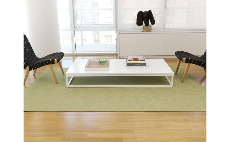 Mini Basketweave Floor Mat - Chilewich Rugs - Scarlet - Small - HORNE