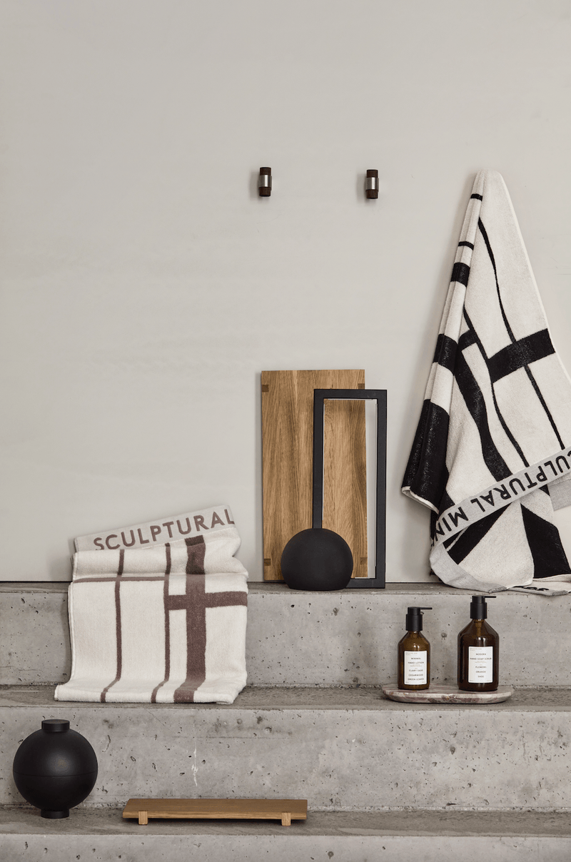 Minimal Towel Cotton - Kristina Dam - Bedding + Pillows - Beige - Medium - HORNE