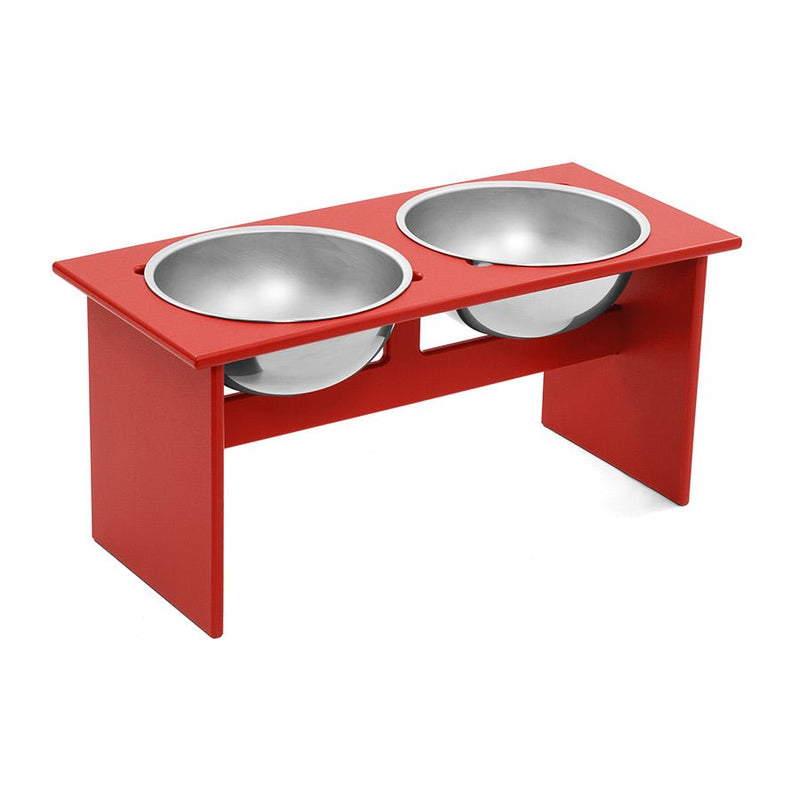 Minimalist Double Dog Bowl - Large - Loll Designs - Outdoor Accessories - Black - HORNE