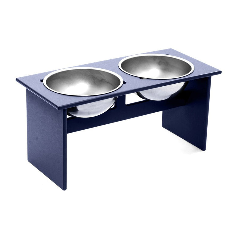 Minimalist Double Dog Bowl - Large - Loll Designs - Outdoor Accessories - Black - HORNE