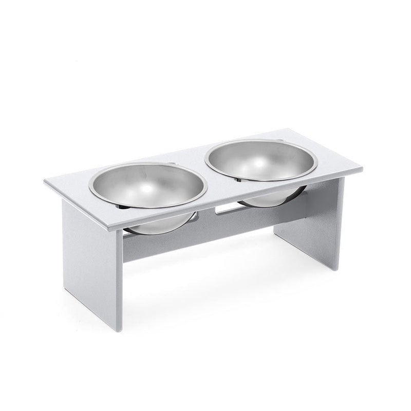 Minimalist Double Dog Bowl - Medium - Loll Designs - Outdoor Accessories - Black - HORNE