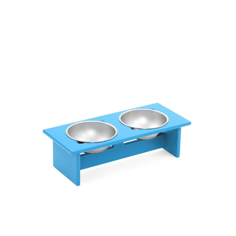 Minimalist Double Dog Bowl - Small - Loll Designs - Outdoor Accessories - Black - HORNE