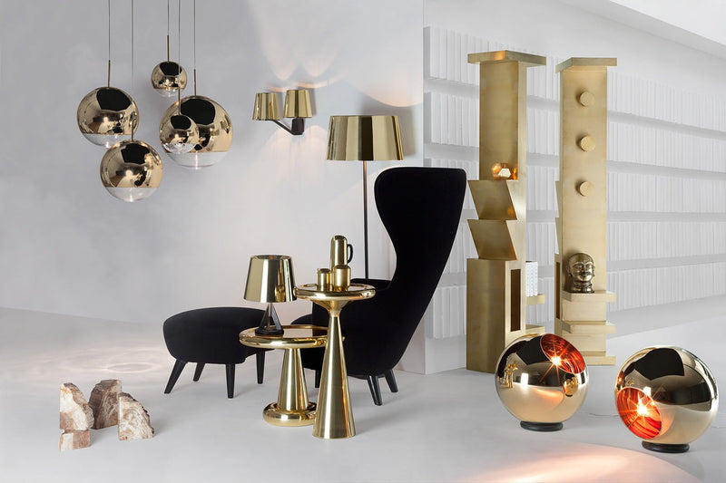 Mirror Ball Pendant 25 - Gold