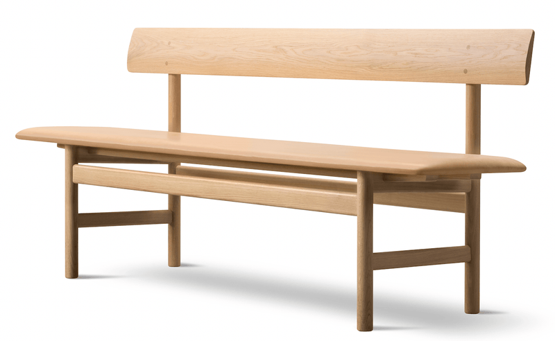 Mogensen Bench - Soap Treated Oak - Fredericia - Stools + Benches + Ottomans - Max 98 - HORNE