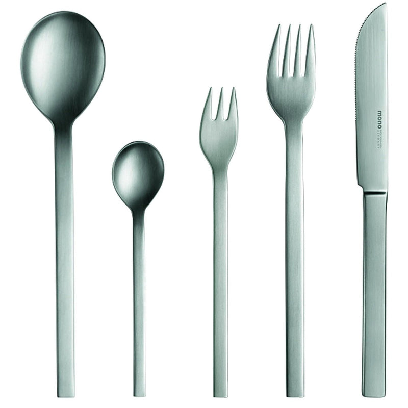 Mono-a - Stainless Steel 20-Piece Set (Long Knife)