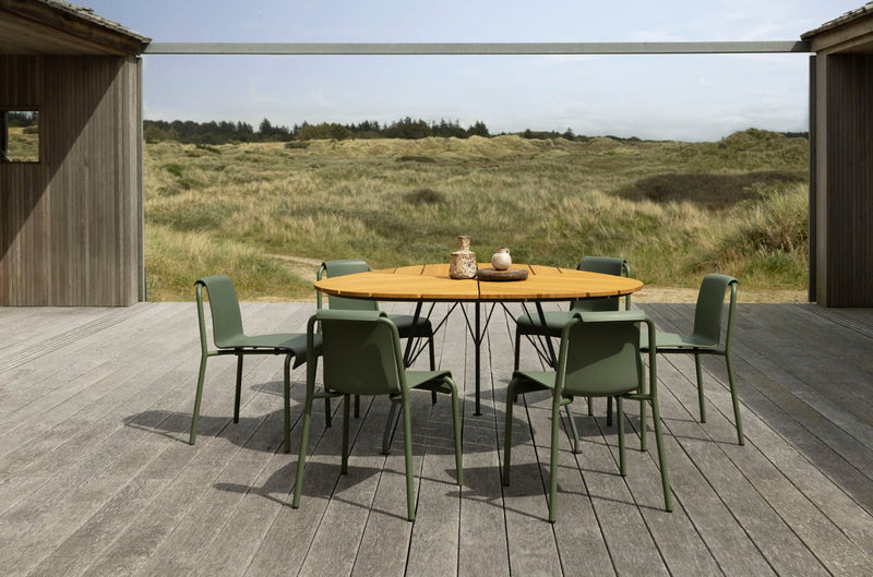 NAMI Outdoor Dining Chair - No Armrests - HOUE - Outdoor Furniture - Black - HORNE