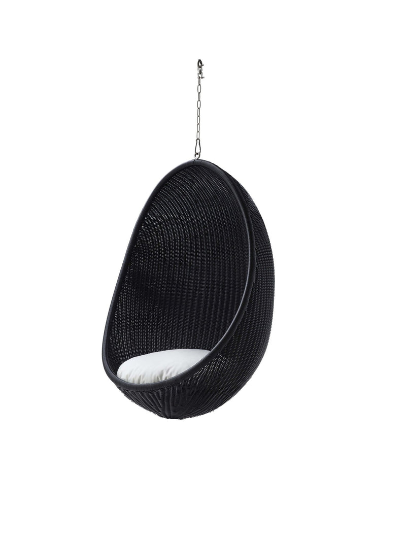 Nanna Ditzel Hanging Egg Chair Exterior - Sika Design - Outdoor Furniture - ArtFibre Natural - No Cushion - With Chain - HORNE