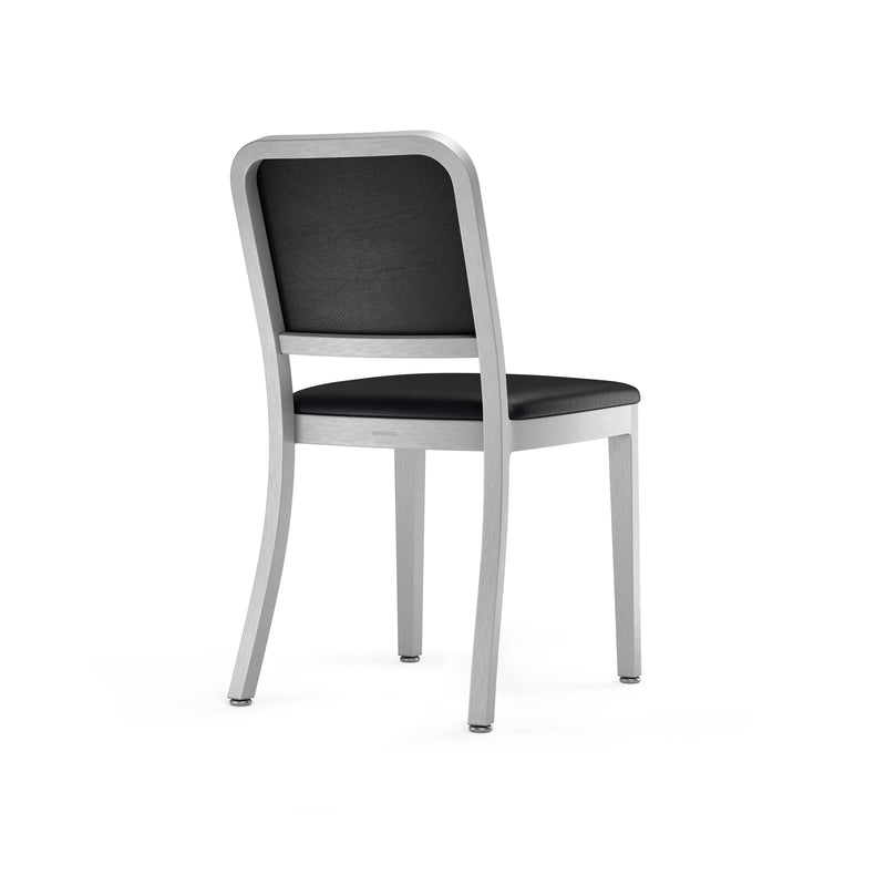 Navy Officer Upholstered Chair - Emeco - Chairs - Hand Brushed - Kvadrat Hallingdal 116 - HORNE
