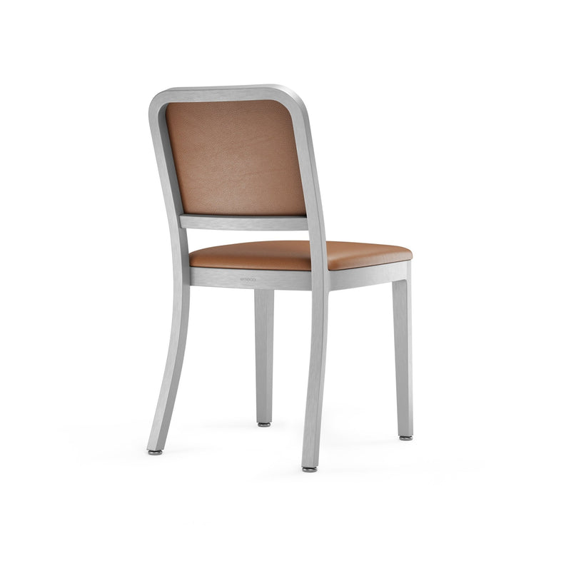 Navy Officer Upholstered Chair - Emeco - Chairs - Hand Brushed - Kvadrat Hallingdal 116 - HORNE