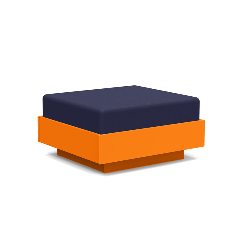 Nisswa Ottoman - Loll Designs - Stools + Benches + Ottomans - Black - Flax - HORNE