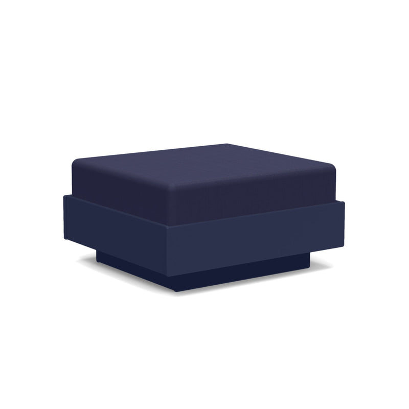Nisswa Ottoman - Loll Designs - Stools + Benches + Ottomans - Black - Flax - HORNE