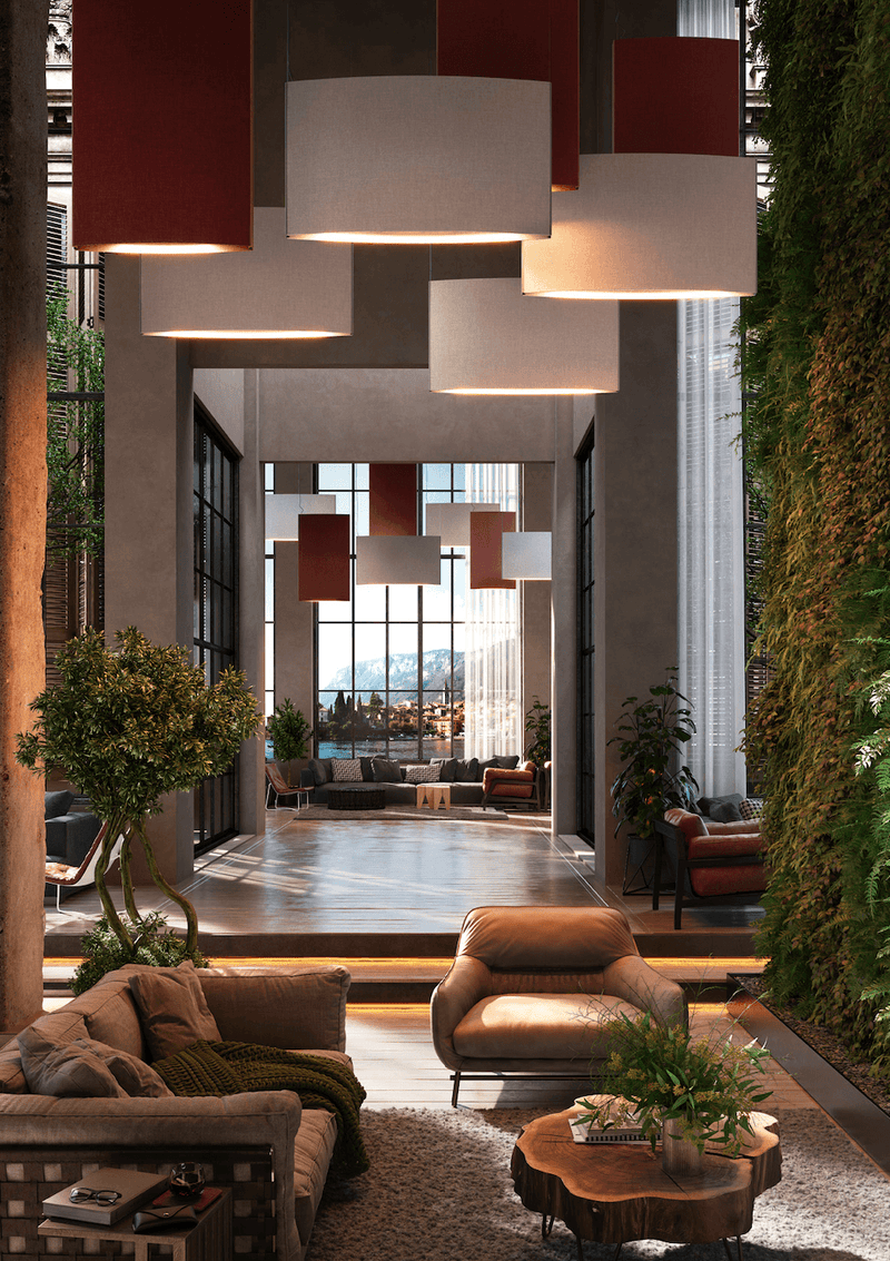 Noren S/123.2 LED Dimmable Pendant - Bover - Pendants - Direct Light Only - Dark Grey - HORNE