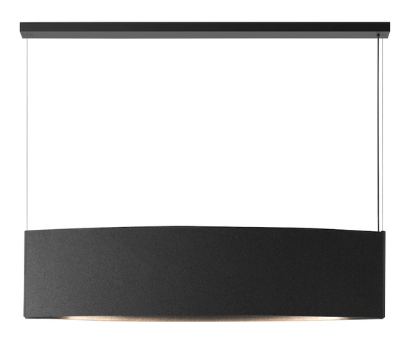 Noren S/151 LED Dimmable Pendant - Bover - Pendants - Direct Light Only - Dark Grey - HORNE