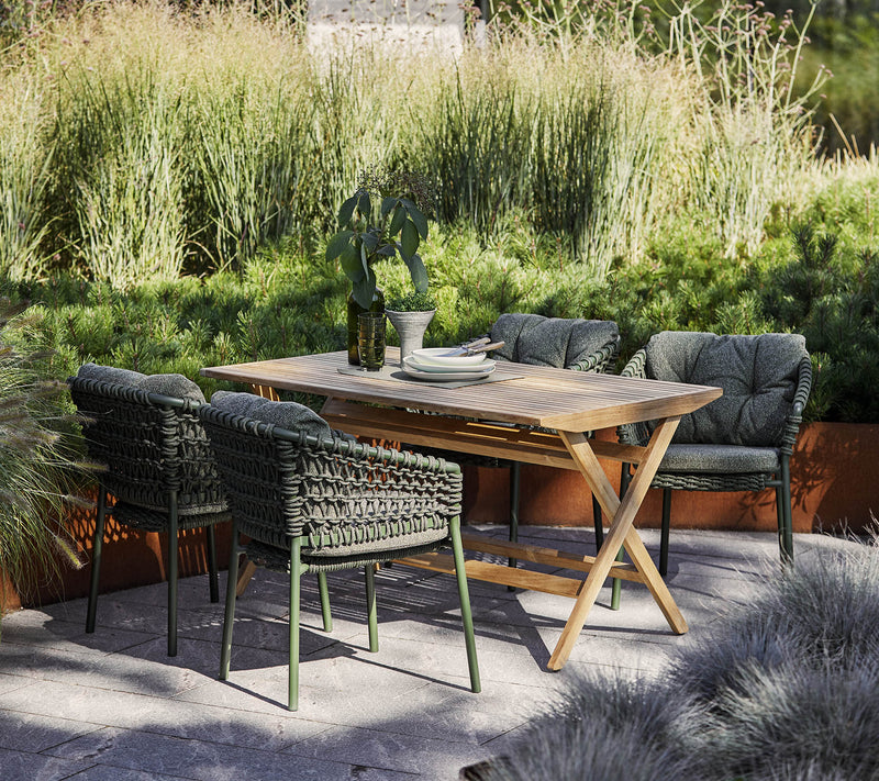 Ocean Chair - Cane Line - Outdoor Furniture - Dark Green - No Cushion - HORNE