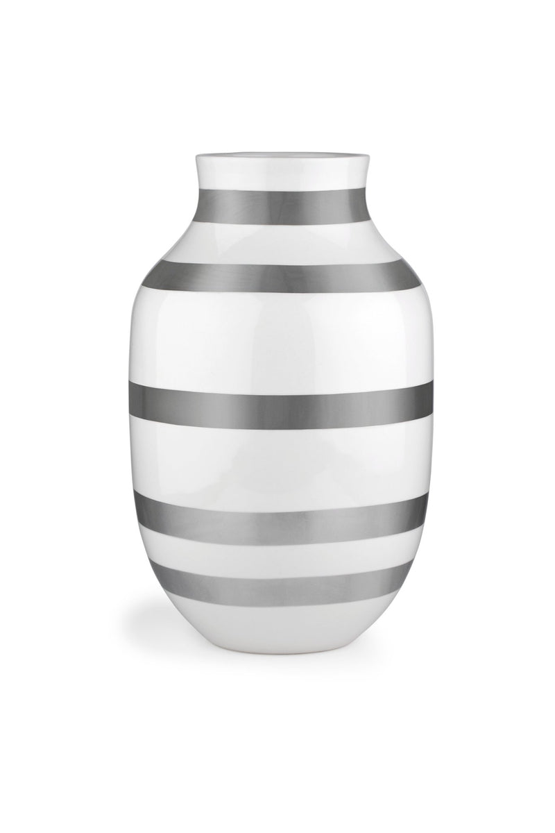 Omaggio Vase - Silver - Kähler - Vases - 7.5