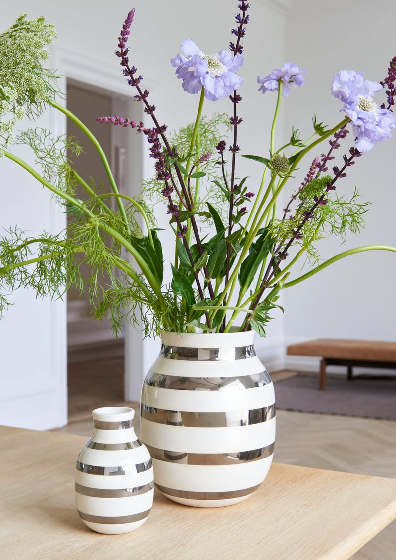 Omaggio Vase - Silver - Kähler - Vases - 7.5