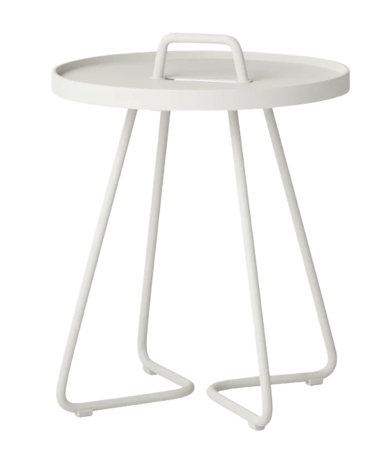 On The Move Side Table - Extra Small - Cane Line - Outdoor Furniture - Black - HORNE