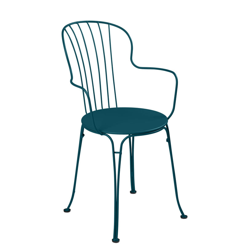 Opera+ Armchair - Set of 2 - Fermob - Outdoor Furniture - Acapulco Blue - HORNE