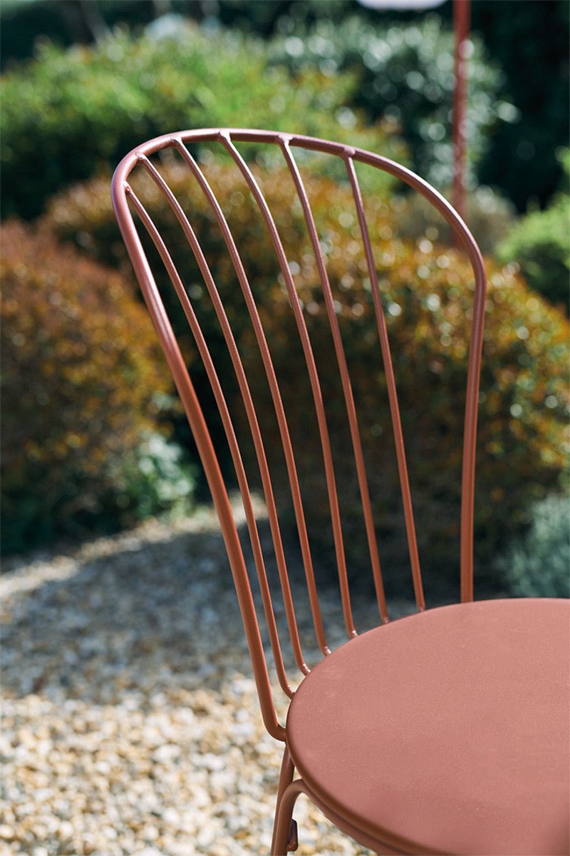 Opera+ Side Chair - Set of 2 - Fermob - Outdoor Furniture - Acapulco Blue - HORNE
