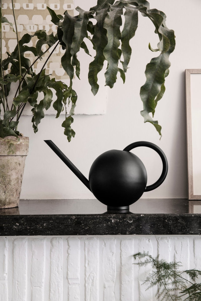 Orb Watering Can - Ferm Living - Office Accessories - Black - HORNE