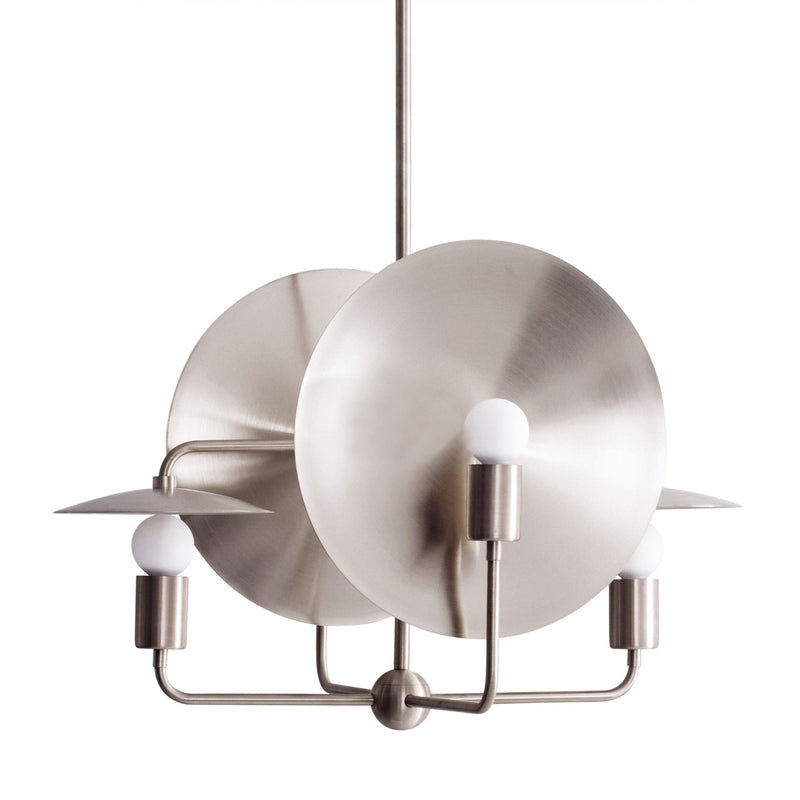 Orbit Chandelier - Workstead - Chandeliers - Hewn Brass - Small - HORNE