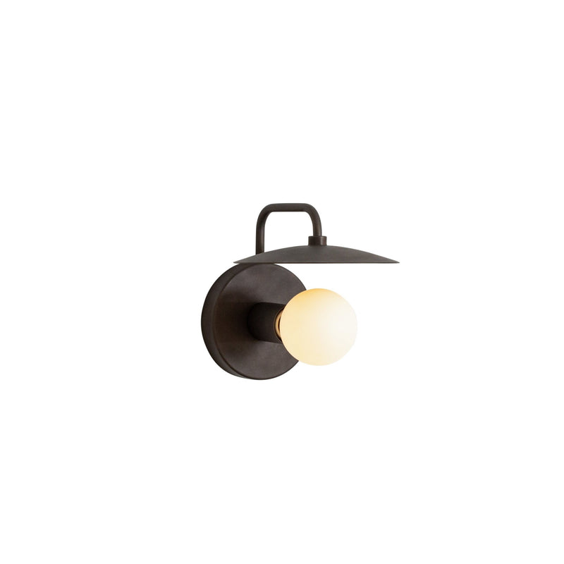 Orbit Solo Wall Sconce - Workstead - Wall Sconces - Brushed Nickel - HORNE